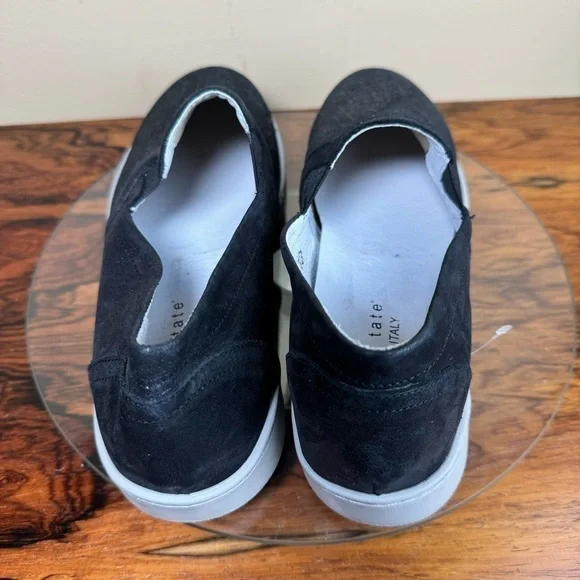 DAVID TATE Valentina Metallic Slip-On Sneaker - Black / Rose Leather - Picture 10 of 15